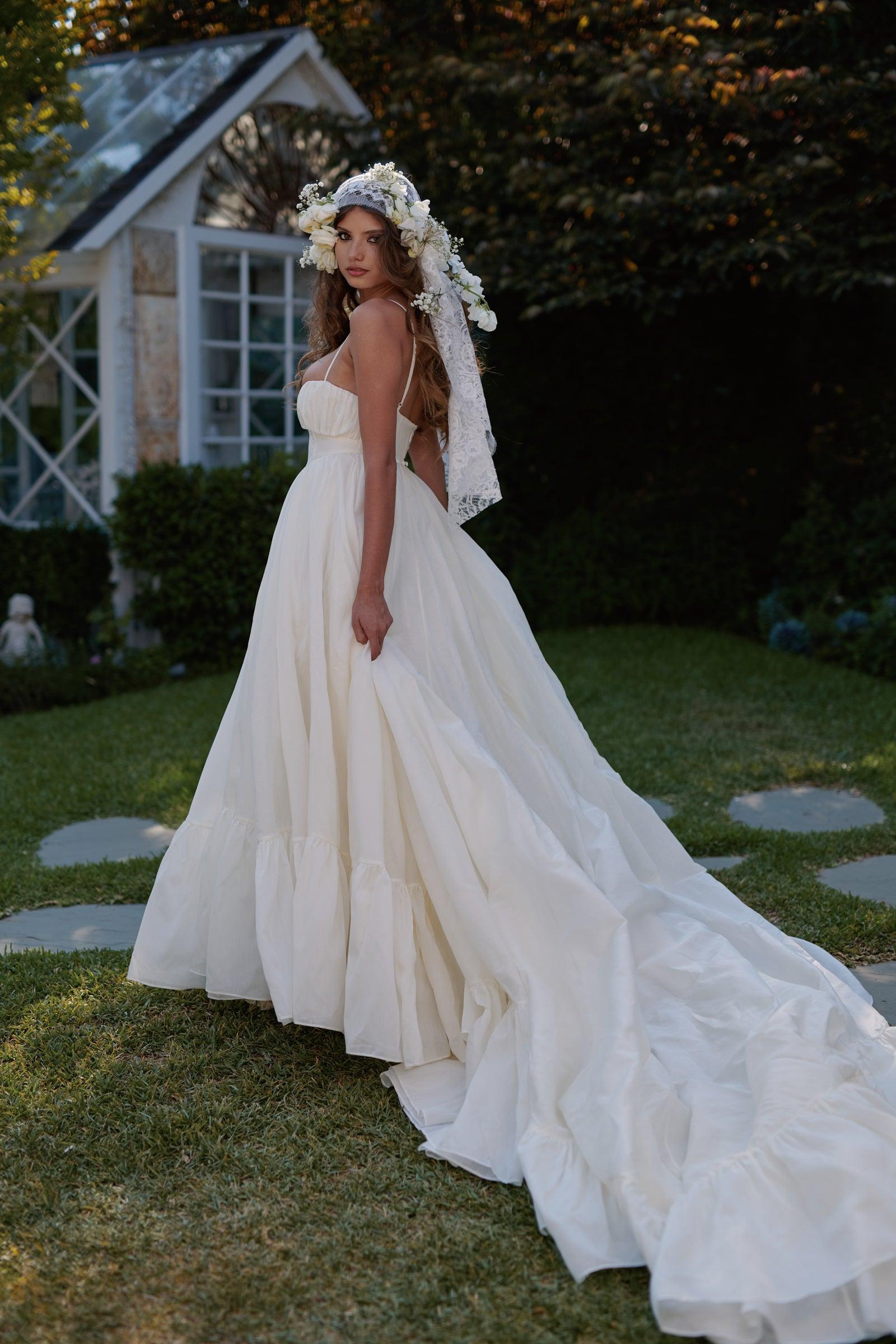 The Ivory Organdy Destination Gown Product Image