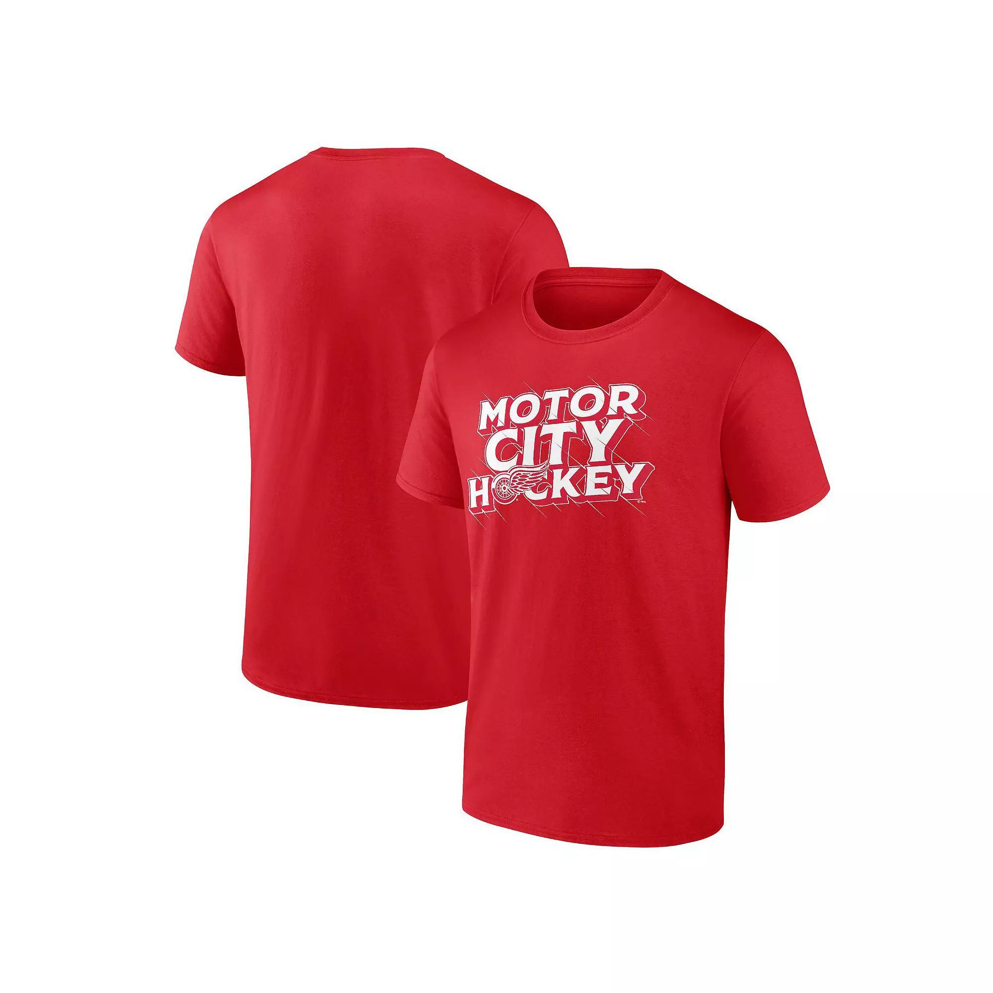 Men's Fanatics Red Detroit Red Wings Local T-Shirt, Size: Medium Product Image