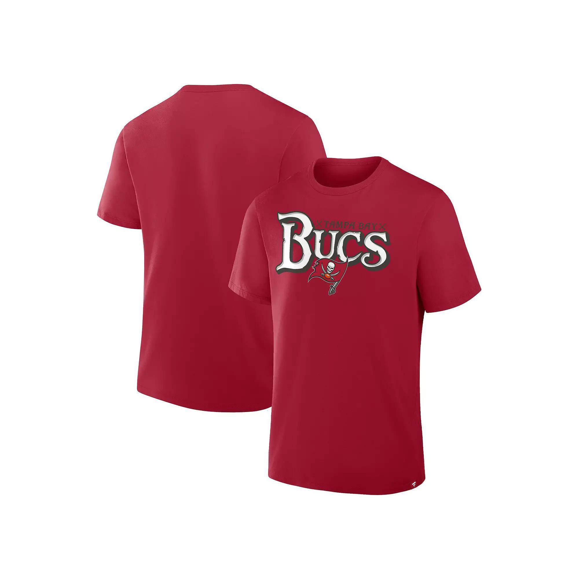 Men's Fanatics Red Tampa Bay Buccaneers Hometown True Favorite T-Shirt,  Product Image
