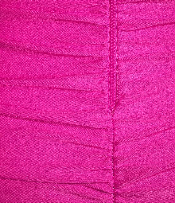 B. Darlin Cowl Neck Shirred Bodycon Dress Product Image