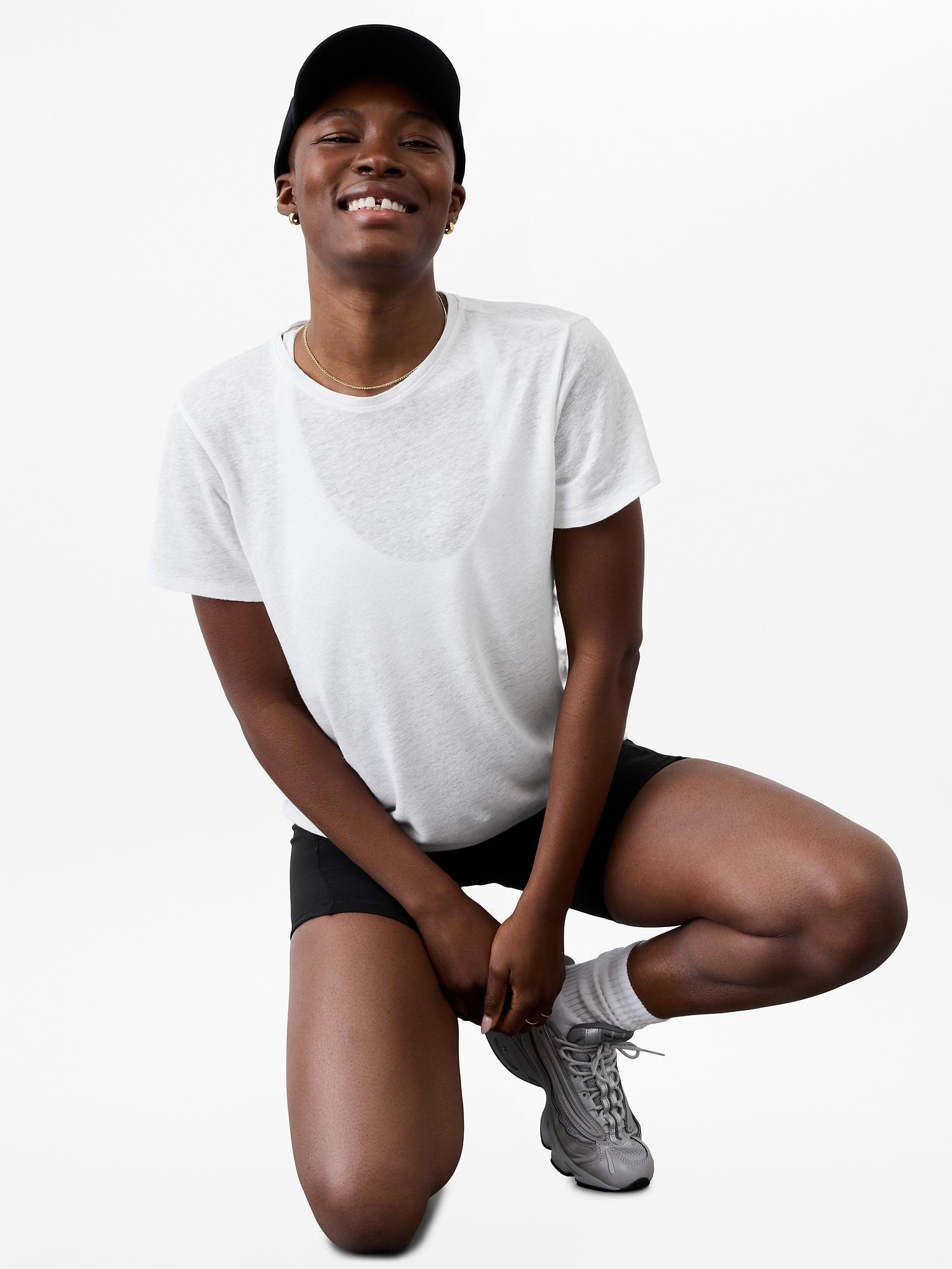 Getaway Linen Blend Tee Product Image