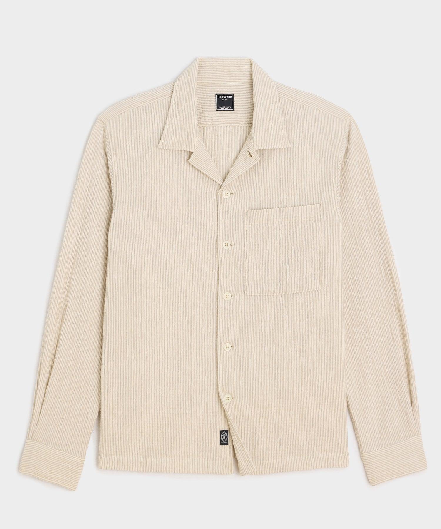 Cotton Double Cloth Gauze Overshirt Product Image