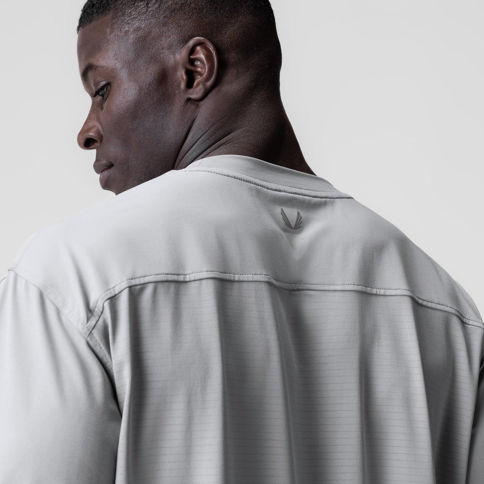 0841. 3D-Lite® 2.0 Lycra® 3/4-Sleeve Oversized Tee - Slate Grey "OTWR" Product Image