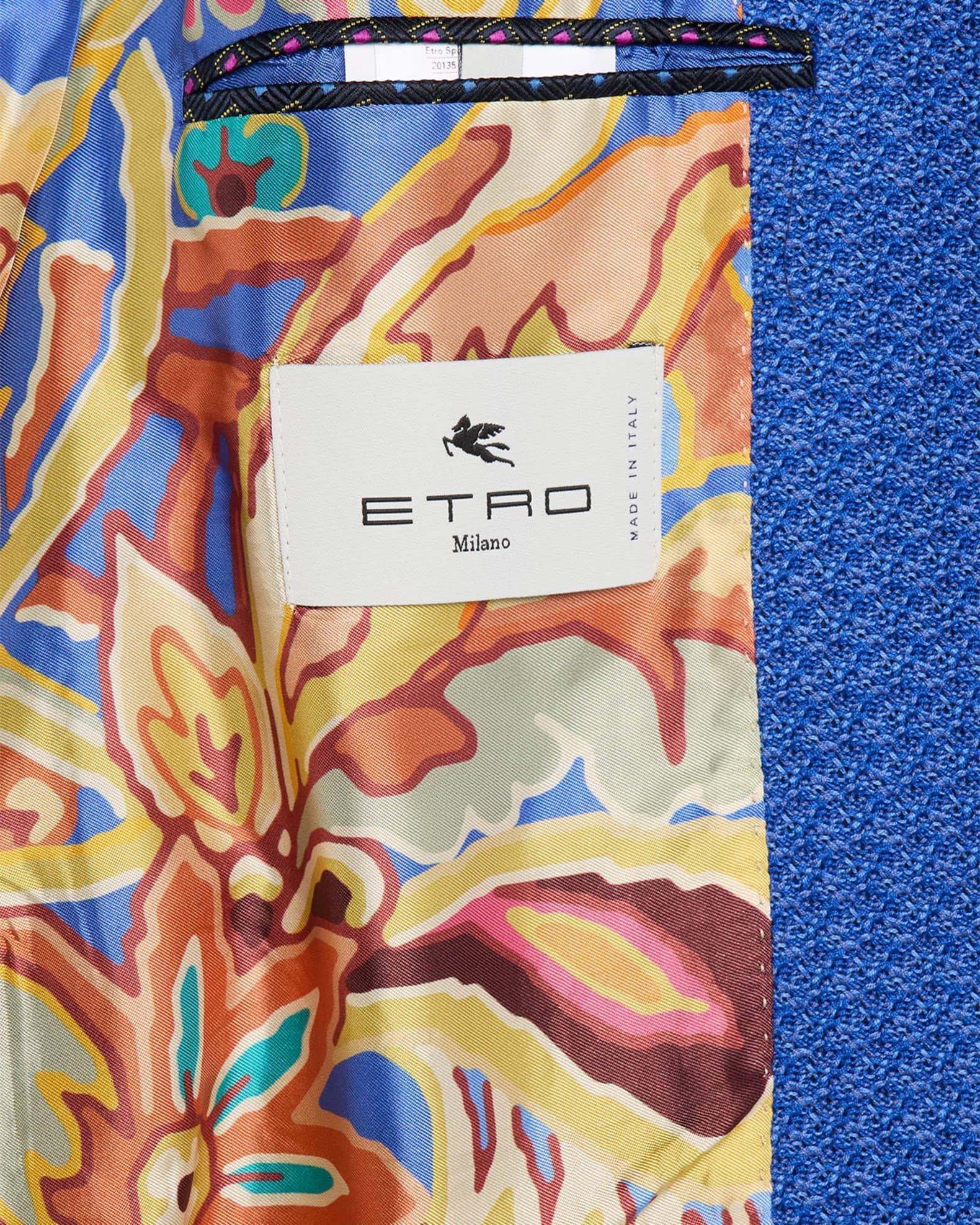 Men's Cotton Jacquard Two-Button Sport Coat Product Image