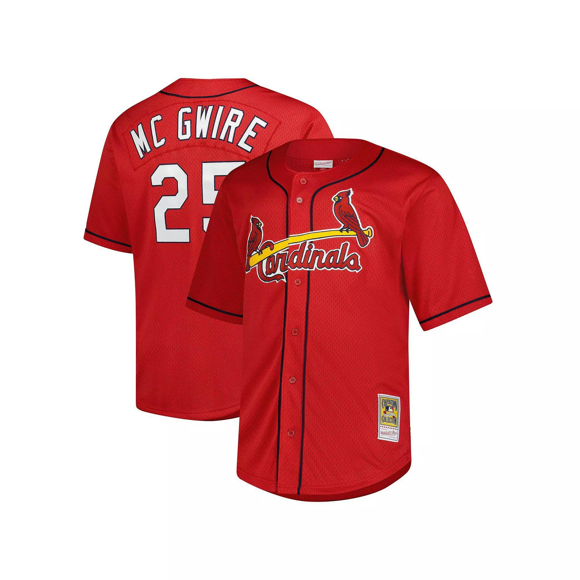 Men's Profile Mark McGwire Red St. Louis Cardinals Big & Tall Cooperstown Collection Baseball Jersey, Size: 2XB Product Image
