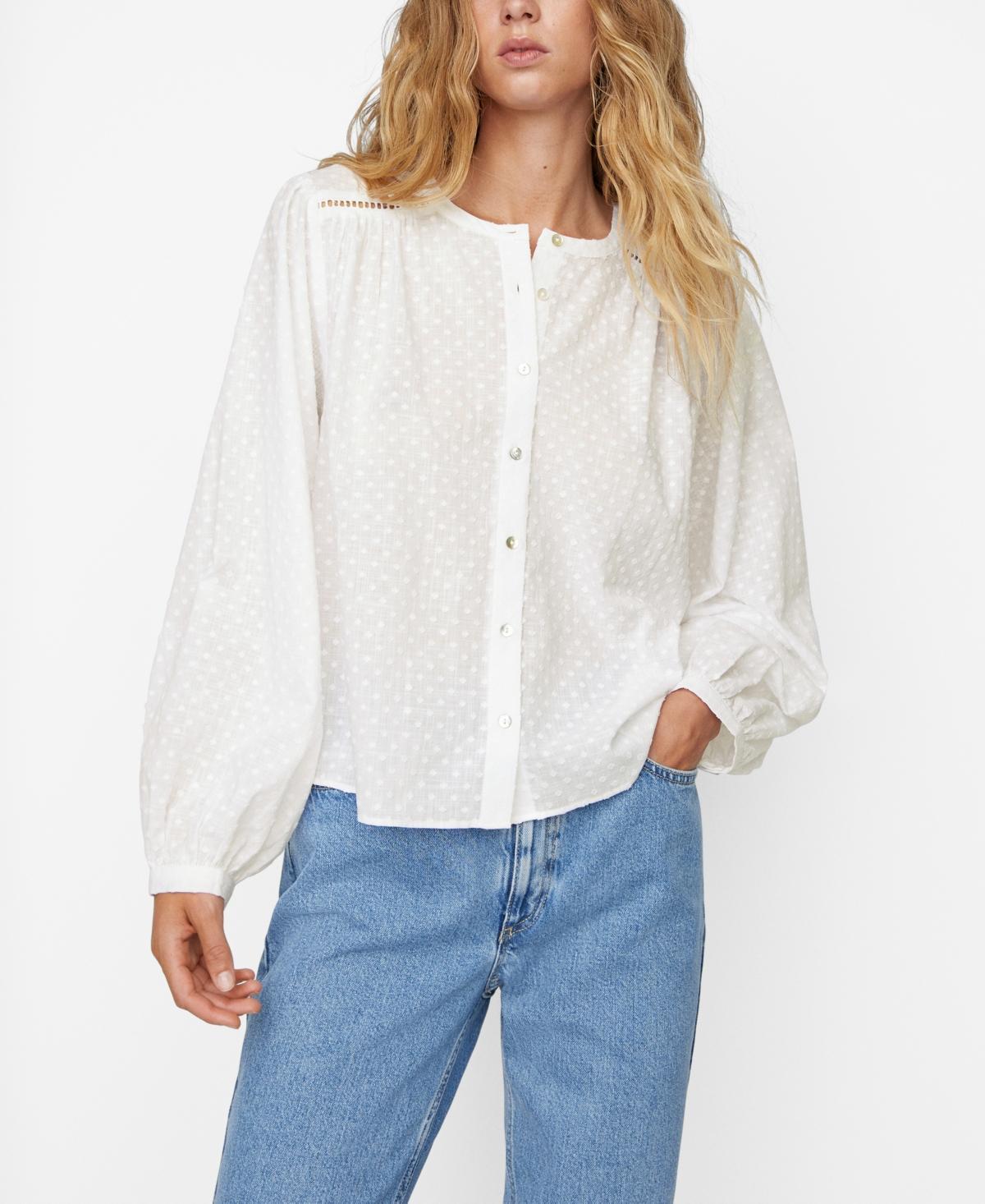 MANGO Plum Blouse (Pastel ) Women's Blouse Product Image