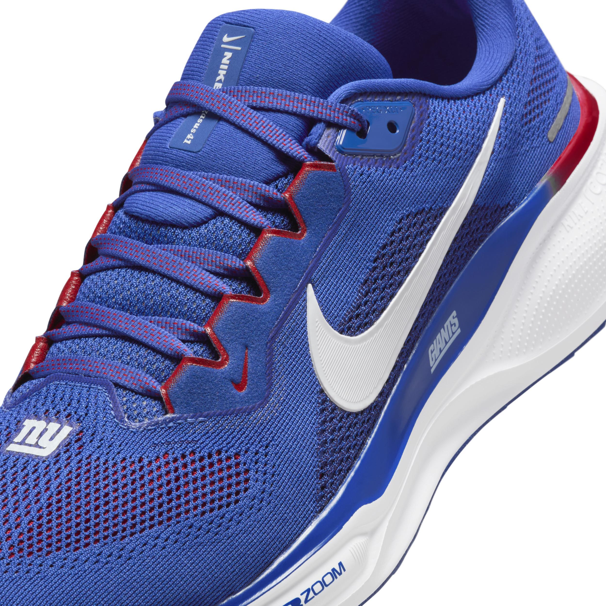 Nike Men's Pegasus 41 NFL New York Giants Road Running Shoes Product Image