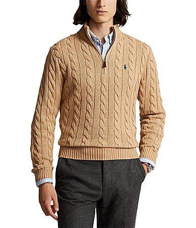 Polo Ralph Lauren Cable Knit Cotton Quarter Product Image