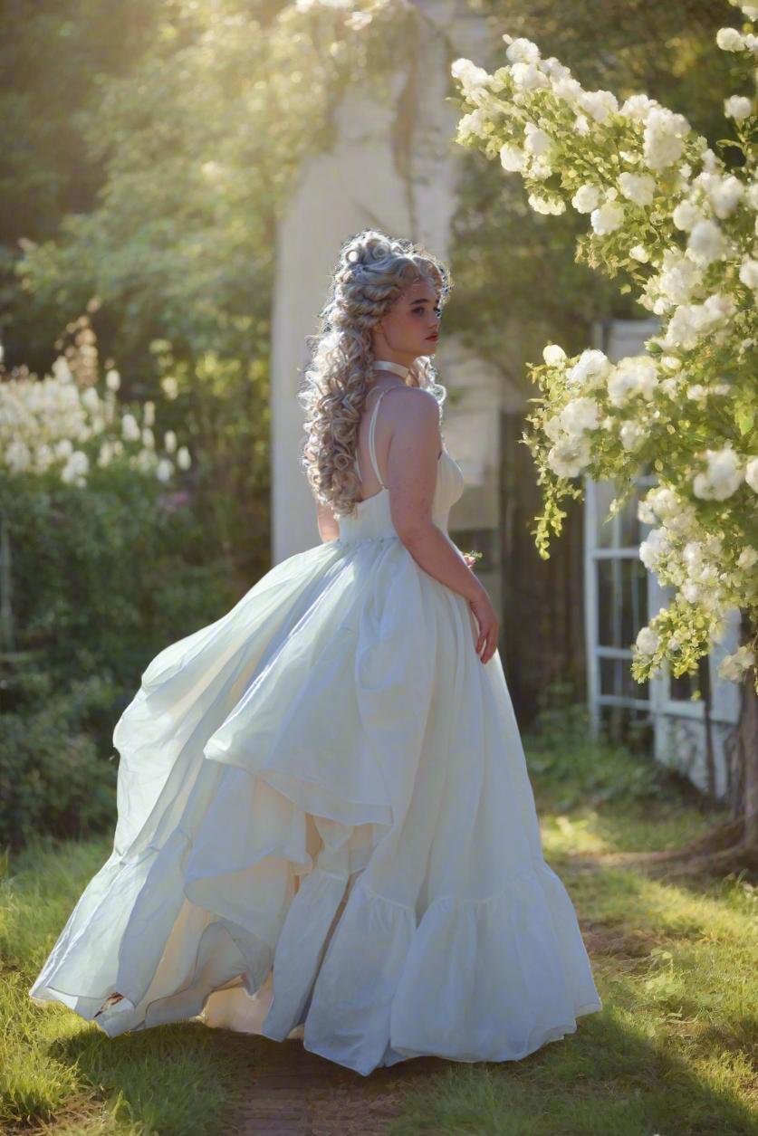 The Ivory Organdy Destination Gown Product Image