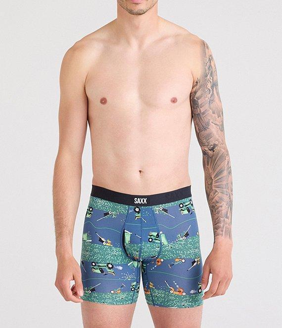SAXX Vibe Xtra Slim Lawn Equipment Printed 6#double; Boxer Briefs Product Image