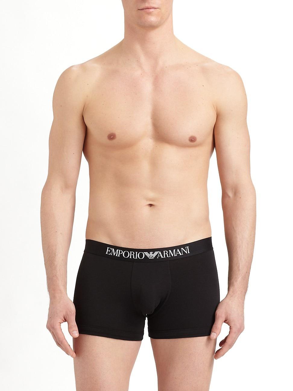 Mens Stretch Cotton Boxer Briefs Product Image