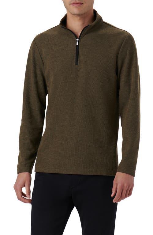 Mens Quarter-Zip Sweater with Back Pocket Product Image