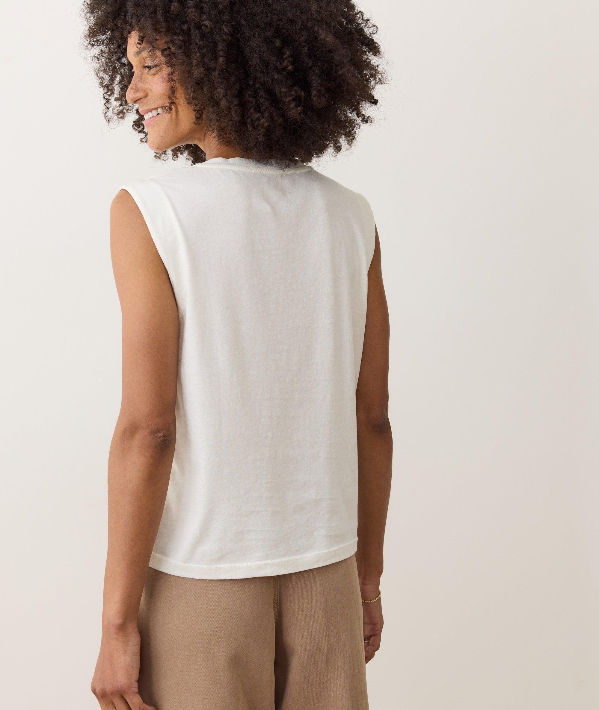 Pima Tissue V-Neck Tank Product Image