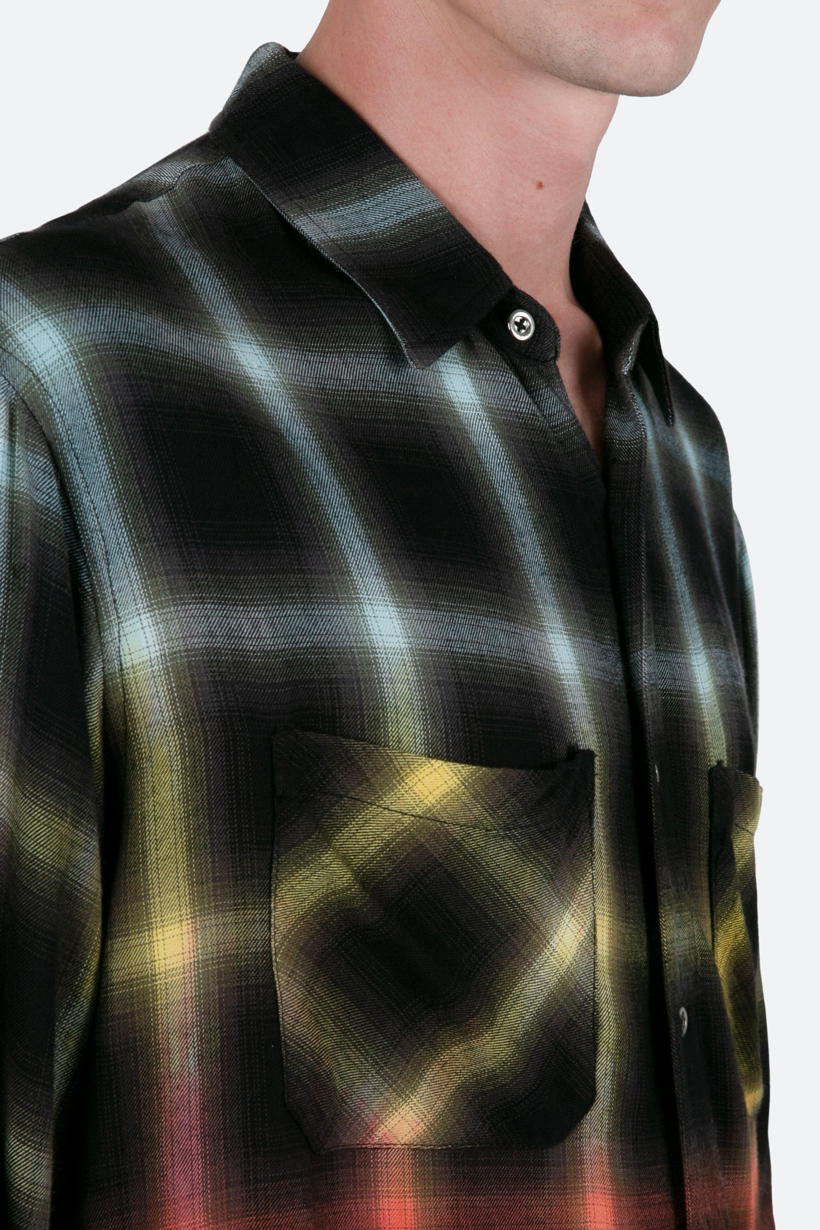 Ombre Flannel Shirt - Multi Product Image