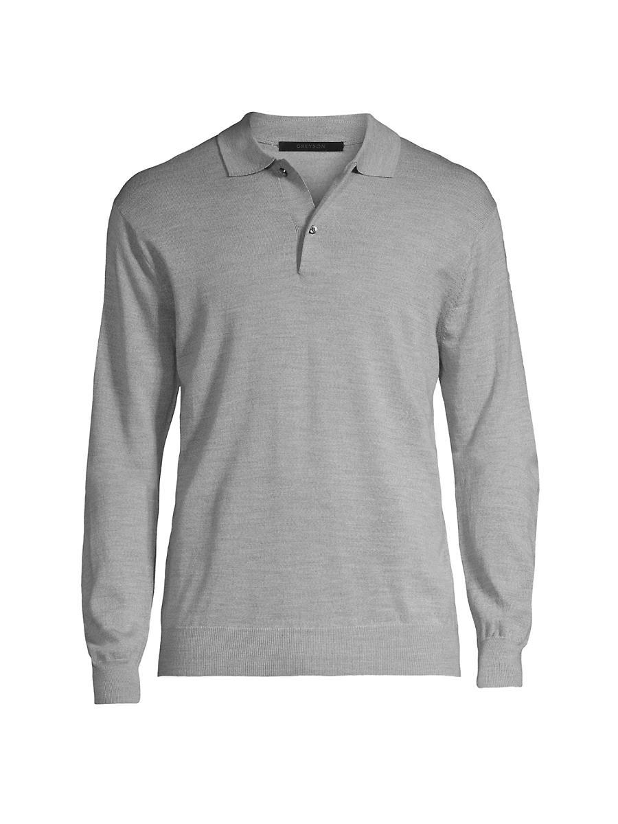 Mens Saratoga Wool Polo Sweater Product Image