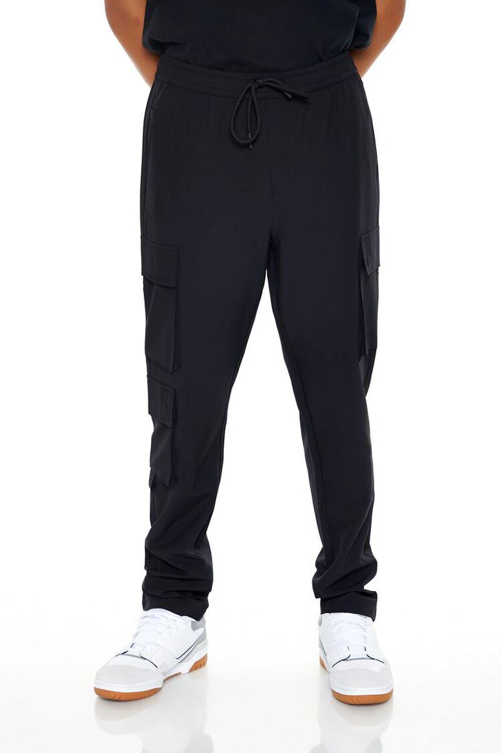 Slim-Fit Drawstring Cargo Joggers | Forever 21 Product Image