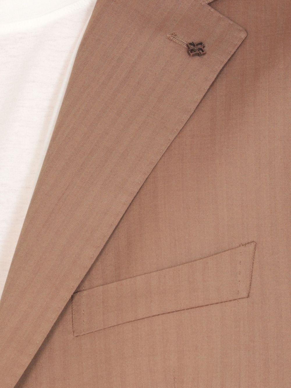 herringbone patch-pockets suit Product Image