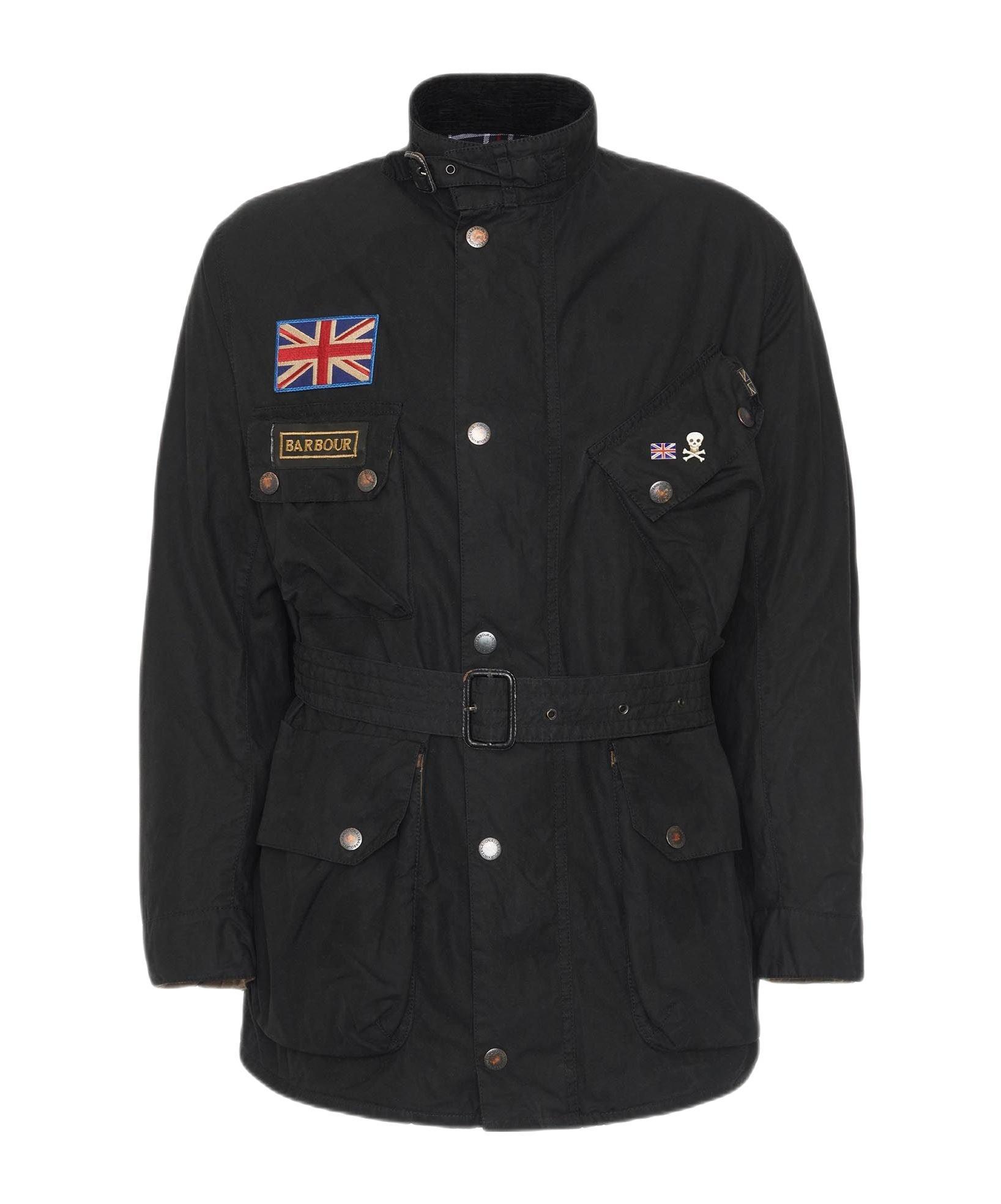 BARBOUR Long-sleeved Casual Jacket In Black Product Image