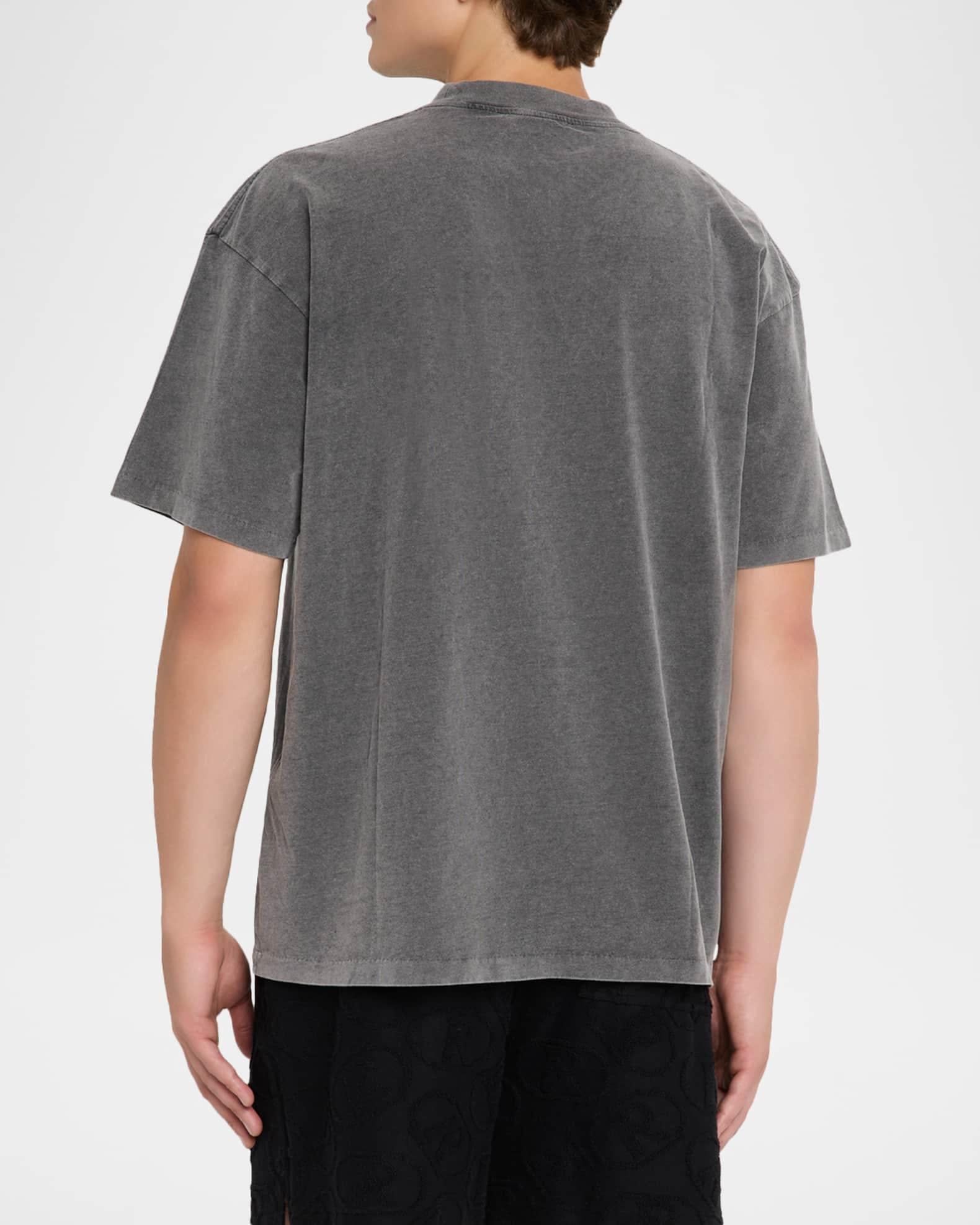 Men's Script Logo Cotton T-Shirt Product Image