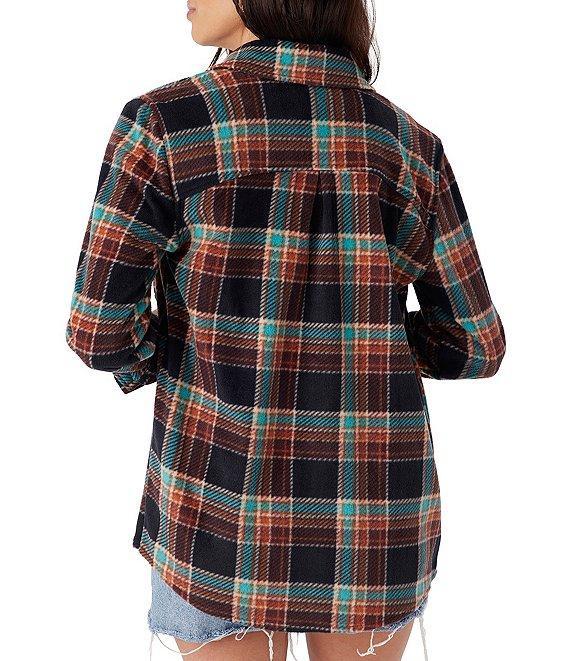 O'Neill Zuma Long Sleeve Multi Plaid Flannel Jacket Product Image