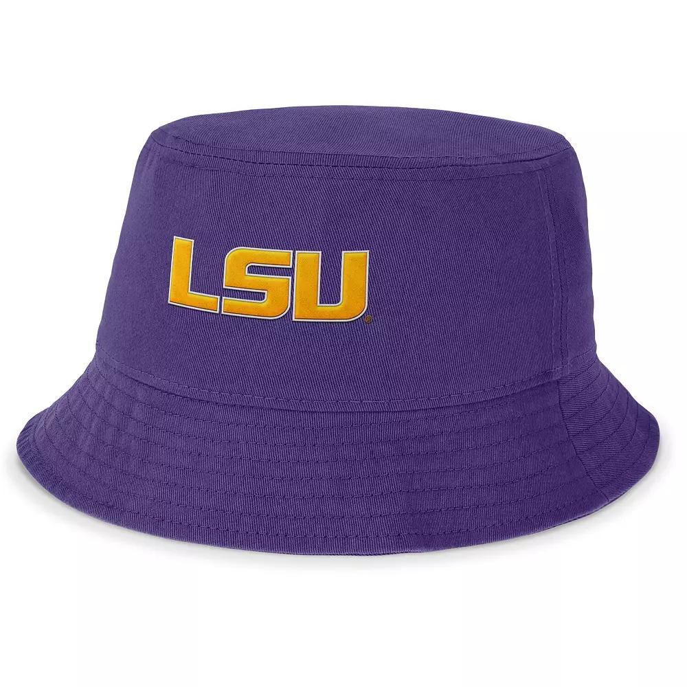 Men's Nike Purple LSU Tigers Local Apex Bucket Hat,  Product Image