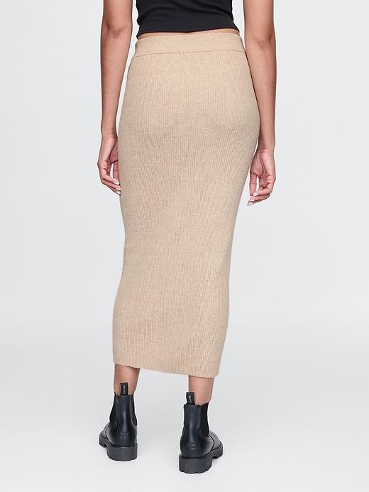 CashSoft Rib Maxi Sweater Skirt Product Image