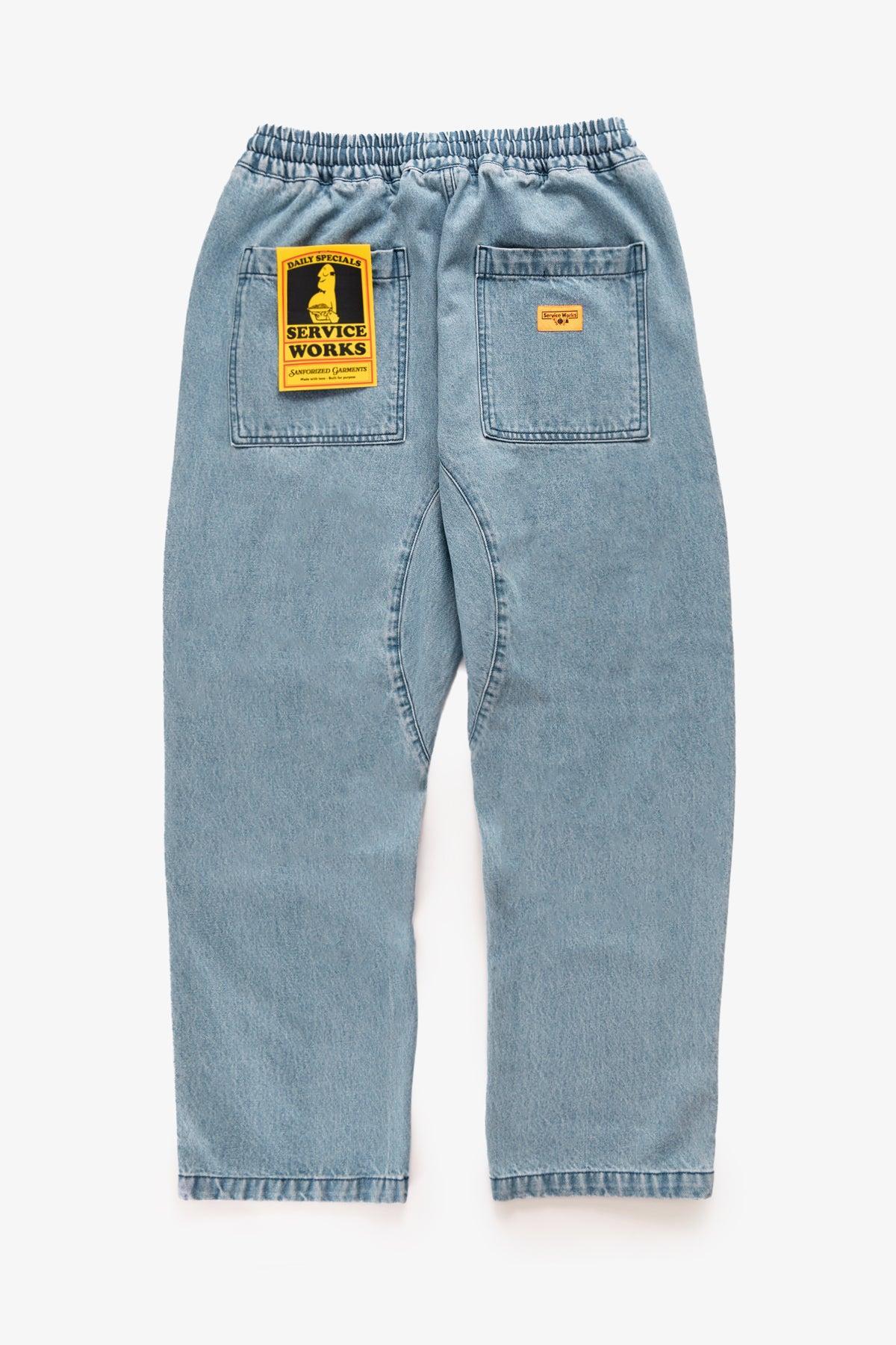 Service Works - Classic Chef Pants - Light Washed Denim Product Image