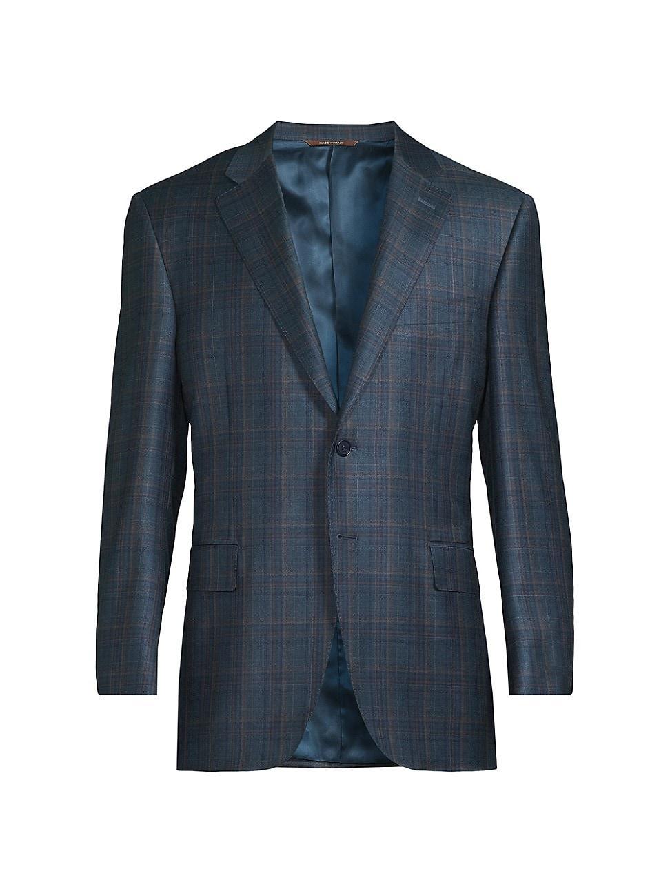 Mens Siena Micro Check Wool Sportcoat Product Image