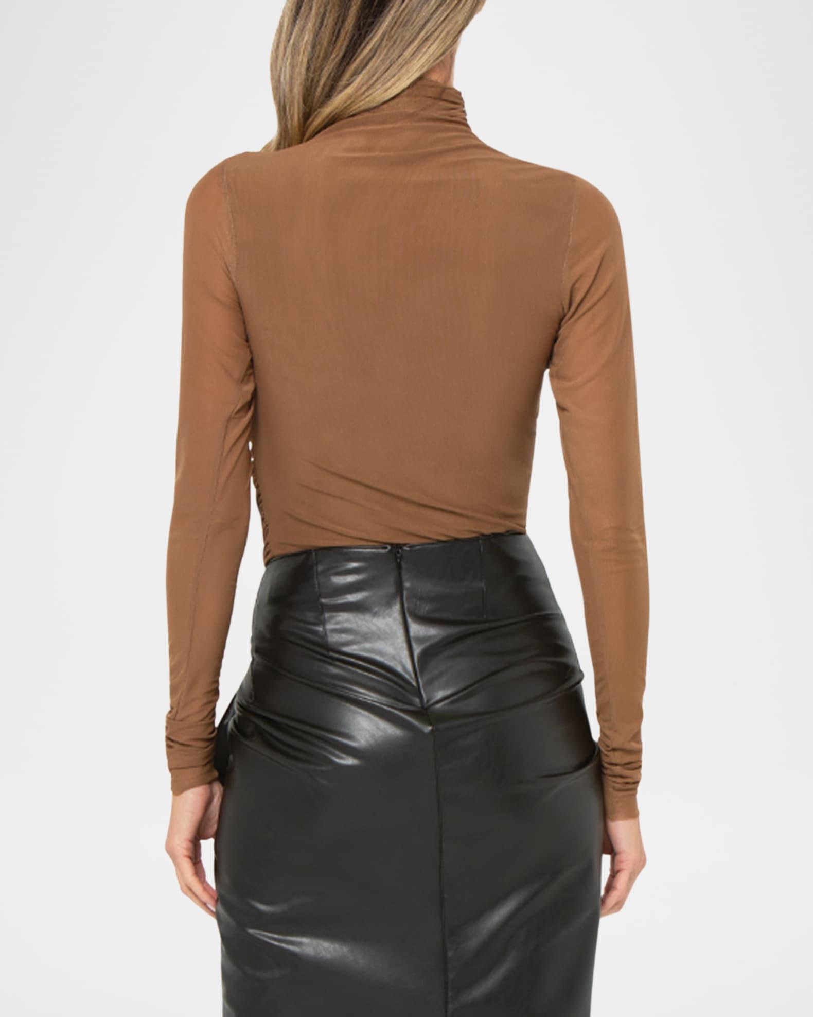 Paxton Gathered Turtleneck Top Product Image
