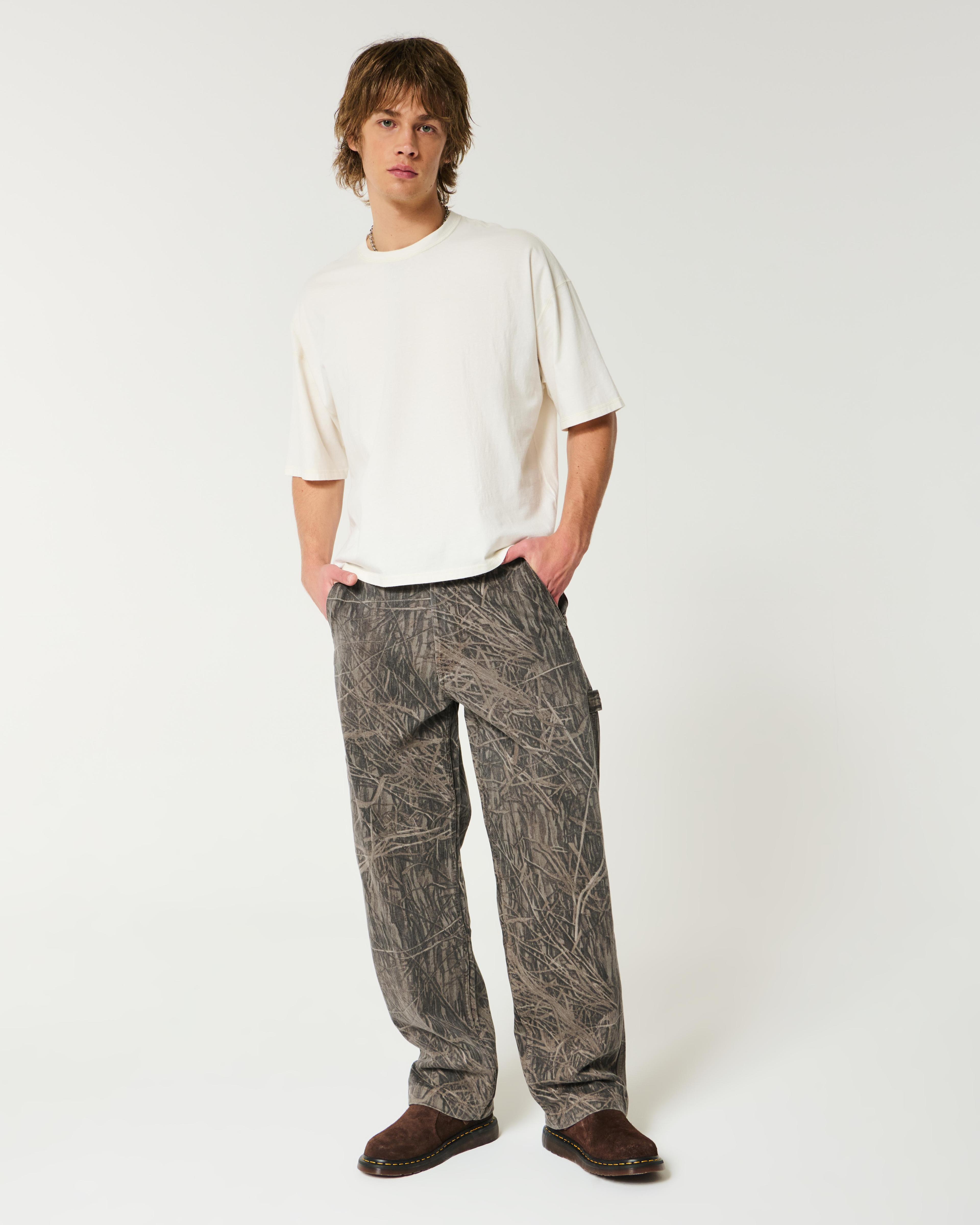 Camo Baggy Painter Jeans Product Image