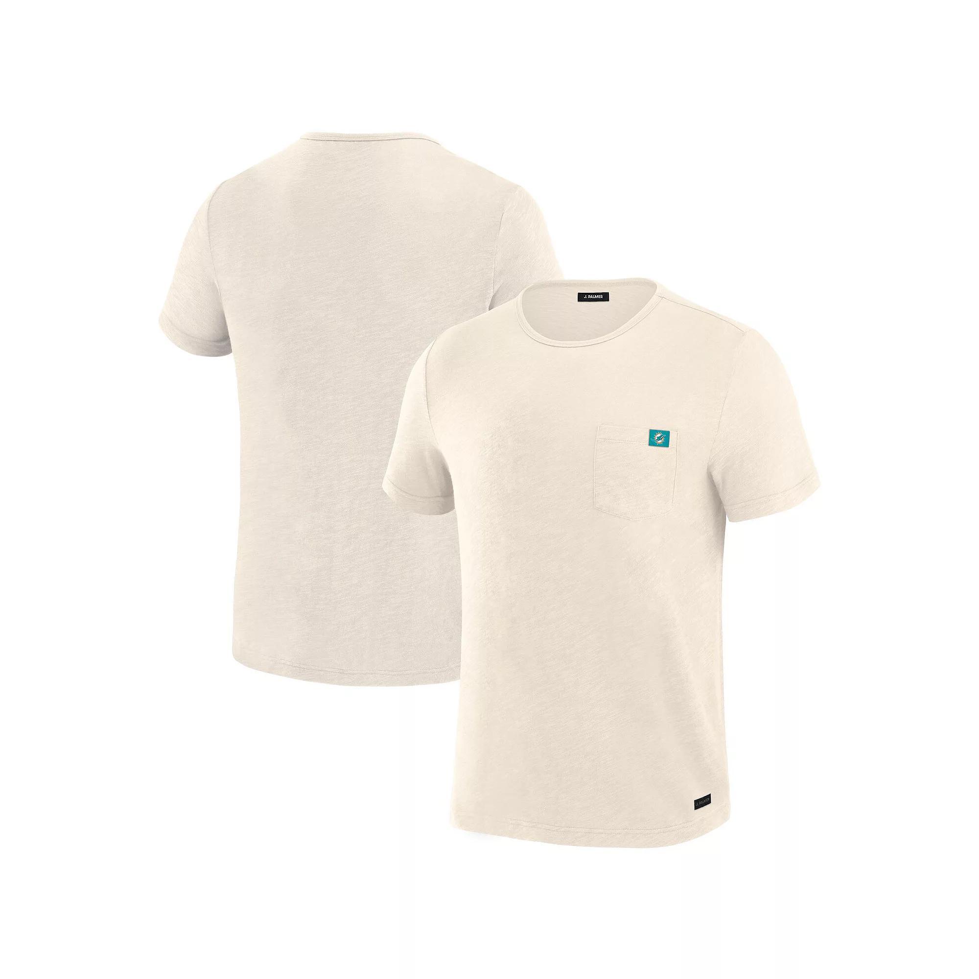 Men's J. Palmer White Miami Dolphins In-The-Pocket T-Shirt, Size: Medium Product Image