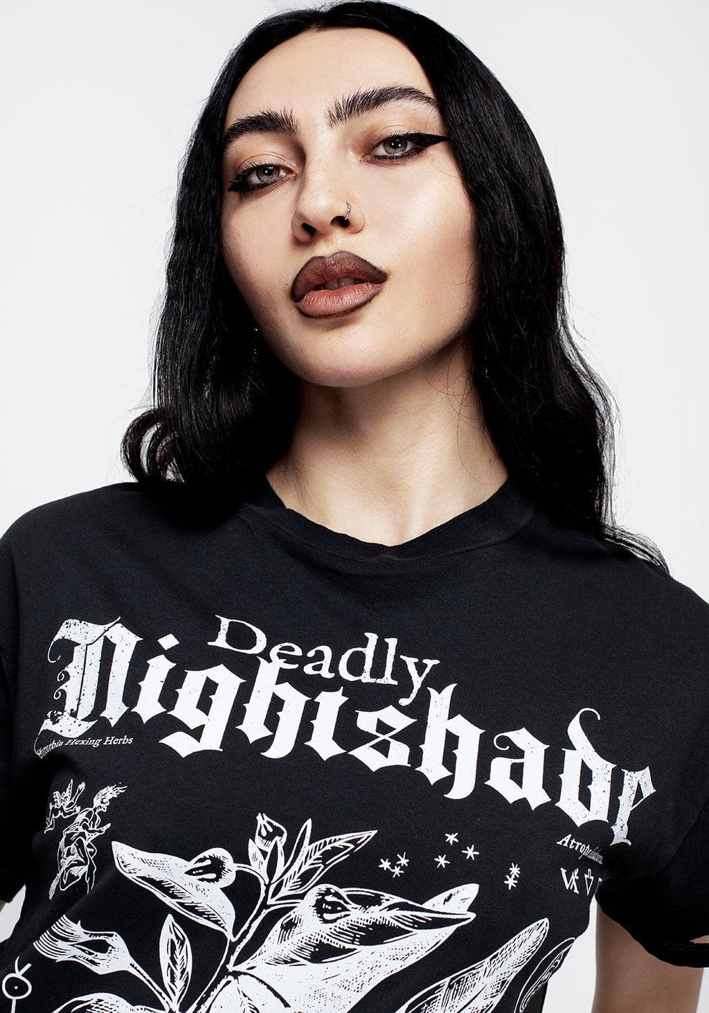 Nightshade Distressed T-shirt Product Image