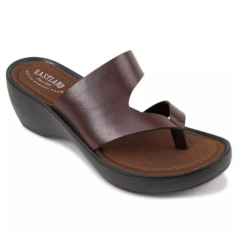 Eastland Womens Laurel Wedge Sandal Comfort Filip Flop Product Image