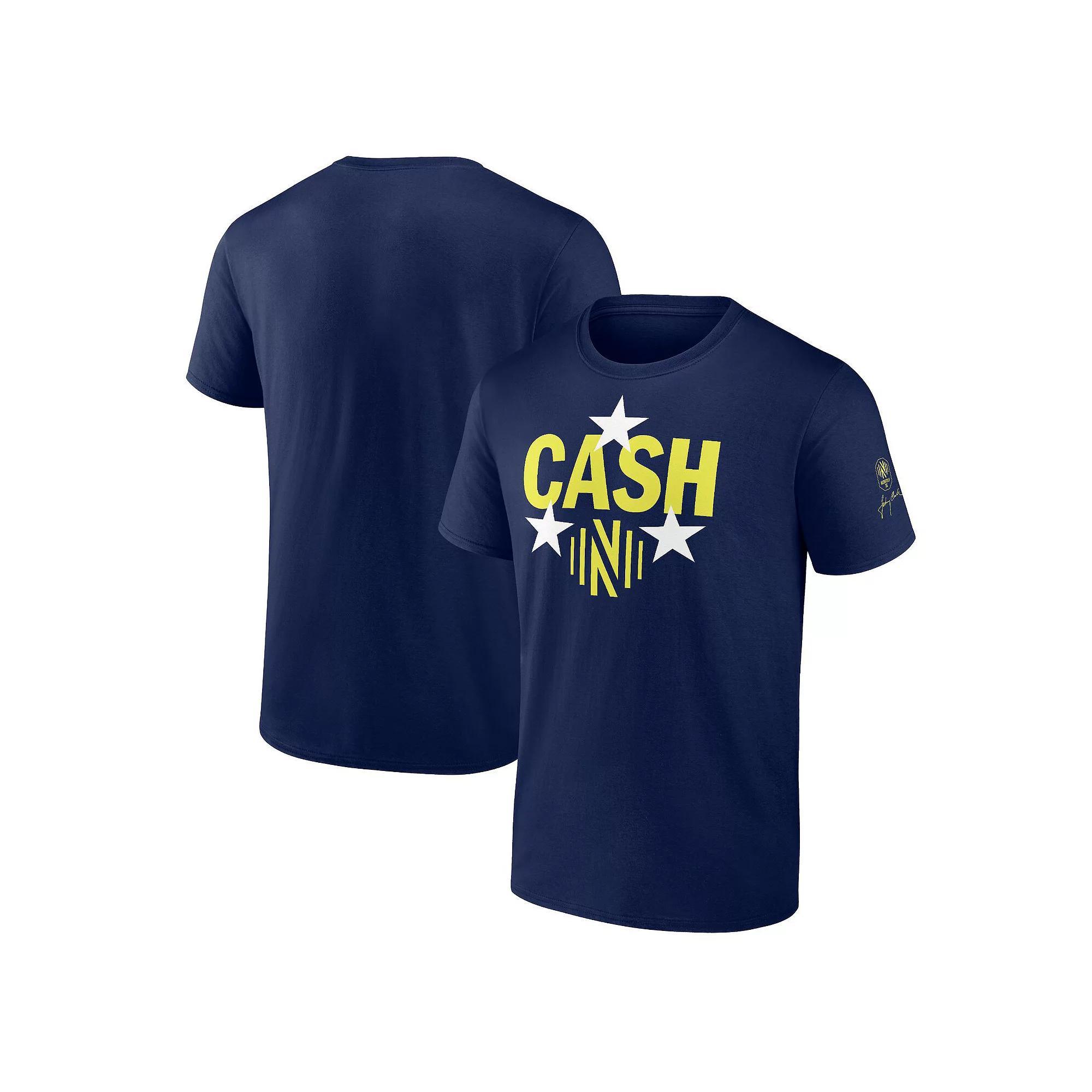 Men's Fanatics Branded Navy Nashville SC x Johnny Cash Stars T-Shirt, Size: Small, Mls Blue Product Image