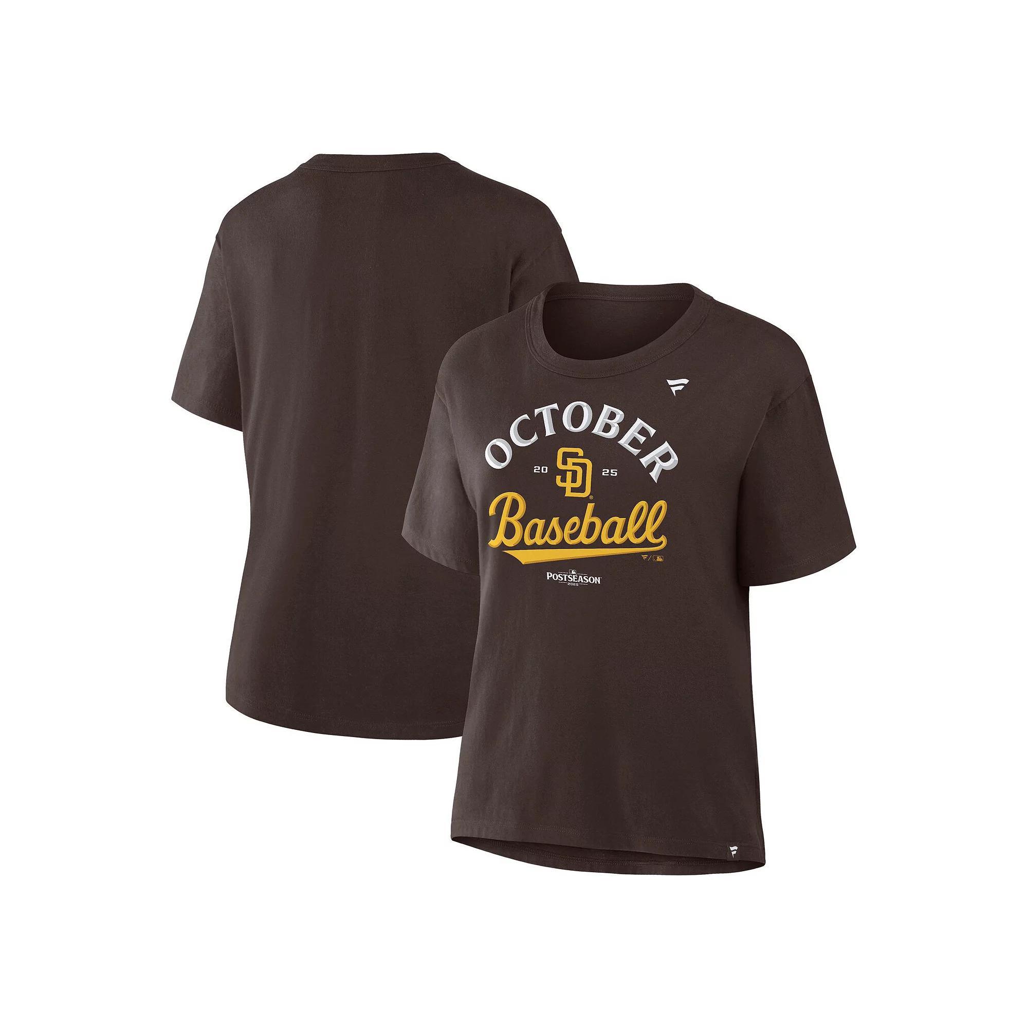 Women's Fanatics Black San Diego Padres Home Run Legacy T-Shirt,  Product Image
