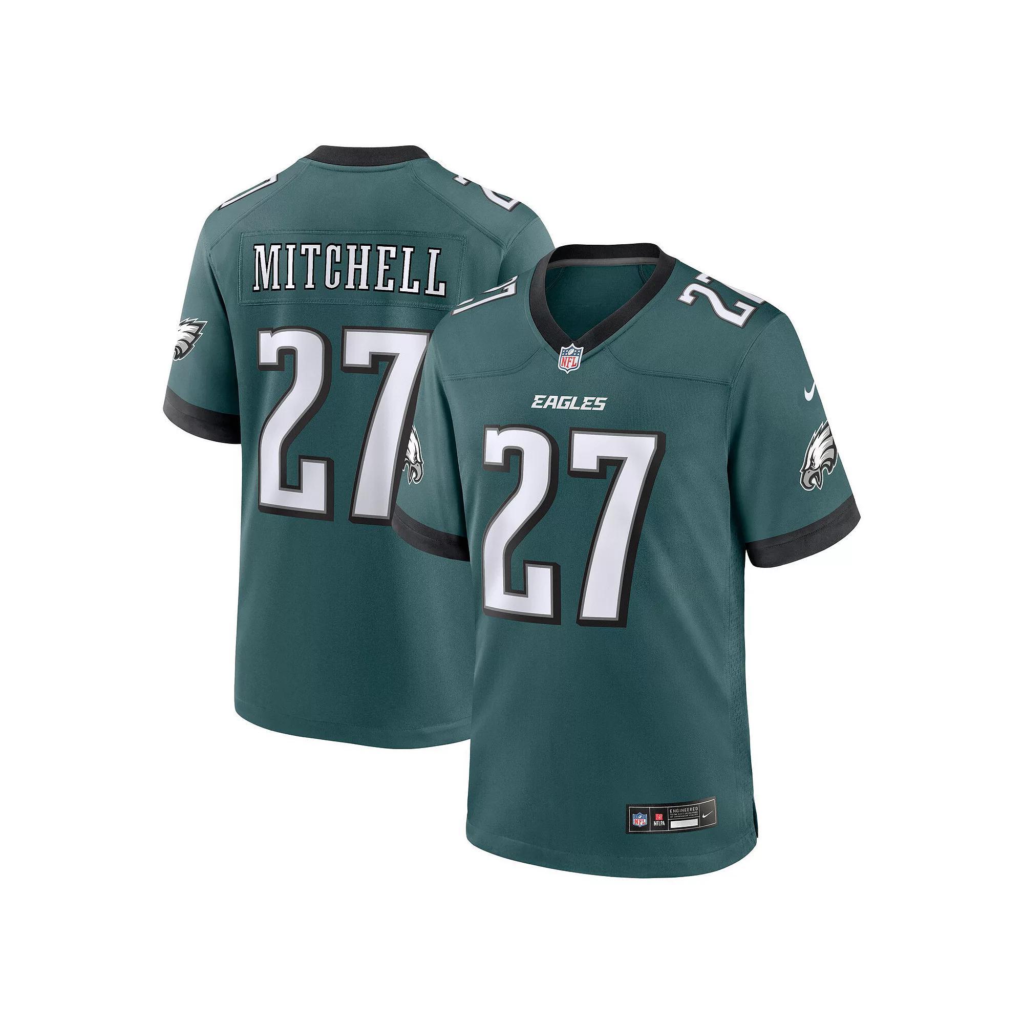 Quinyon Mitchell Philadelphia Eagles Nike Mens NFL Game Football Jersey | 67NM0ABR86F-XZA Product Image