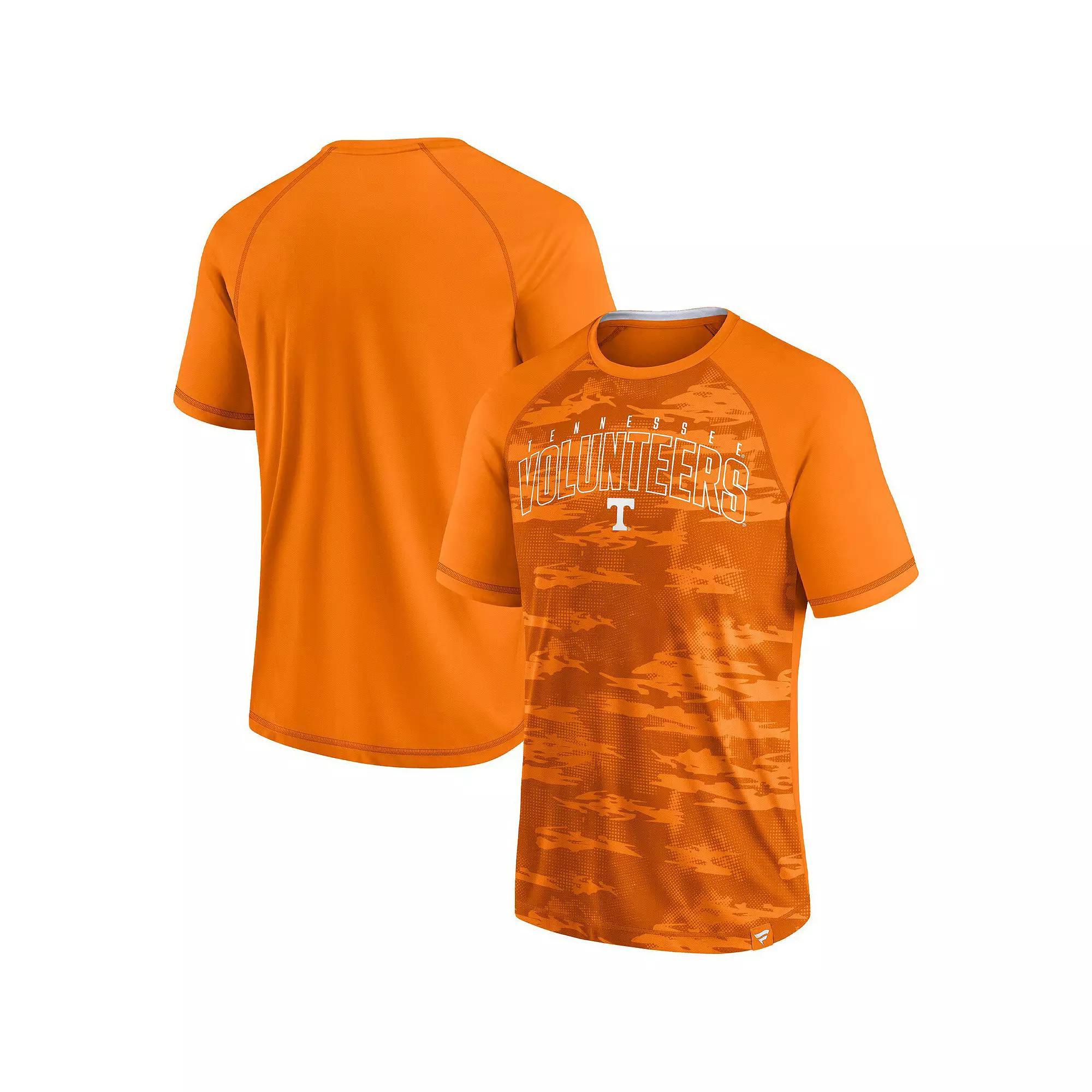 Men's Fanatics Branded Tennessee Orange Tennessee Volunteers Arch Outline Raglan T-Shirt,  Product Image
