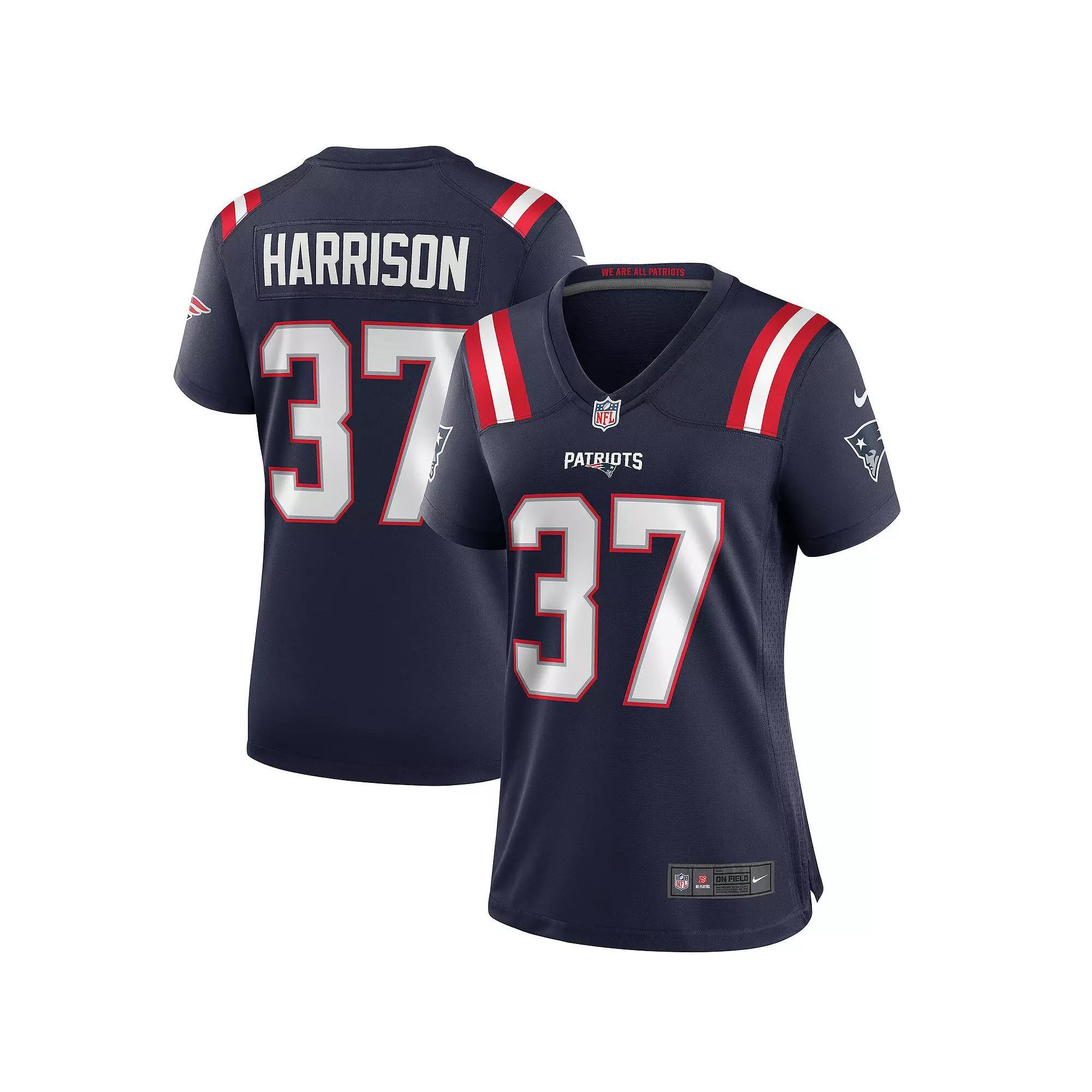 Women's Nike Rodney Harrison Navy New England Patriots Game Retired Player Jersey,  Product Image