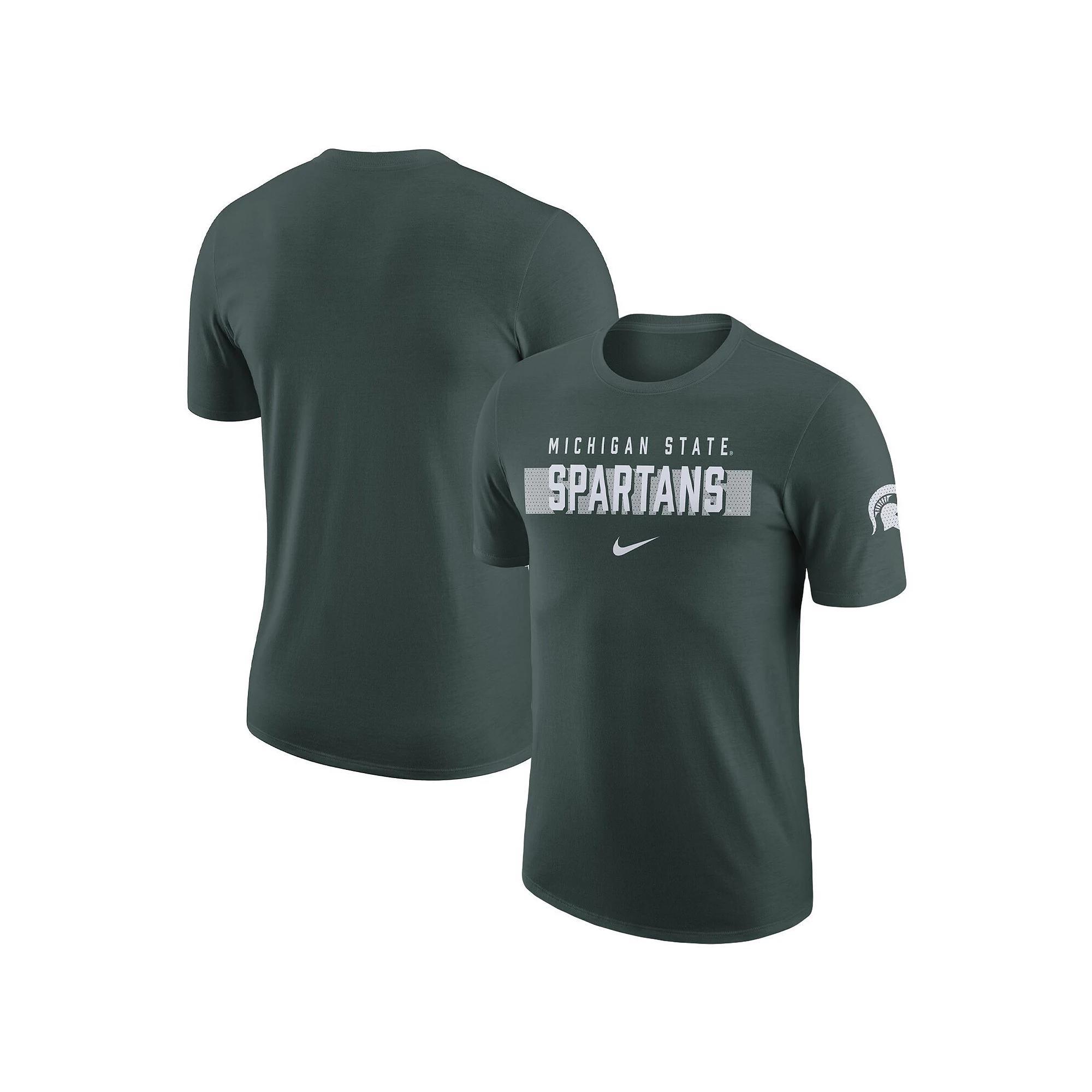 Men's Nike Green Michigan State Spartans Campus Gametime T-Shirt,  Product Image