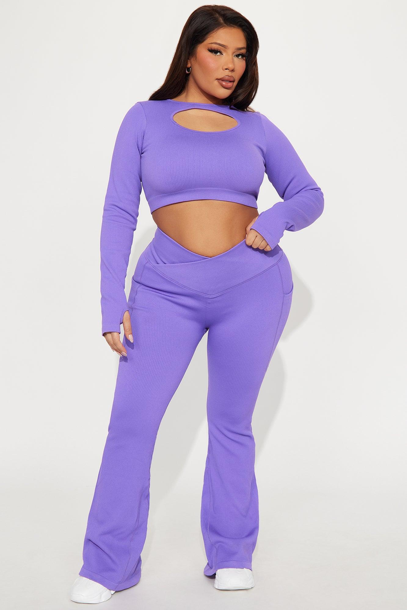Resistance Effortless Seamless Active Legging - Lavender Product Image