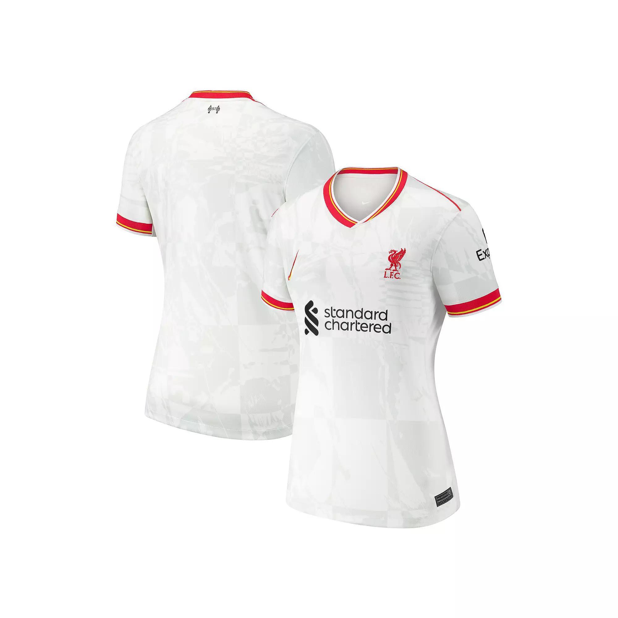 Women's Nike White Liverpool 2024/25 Third Replica Jersey, Size: Medium, Lvp White Product Image