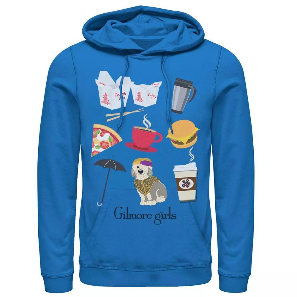 Men's Gilmore Girls Icons Hoodie, Size: 3XL, Royal Product Image