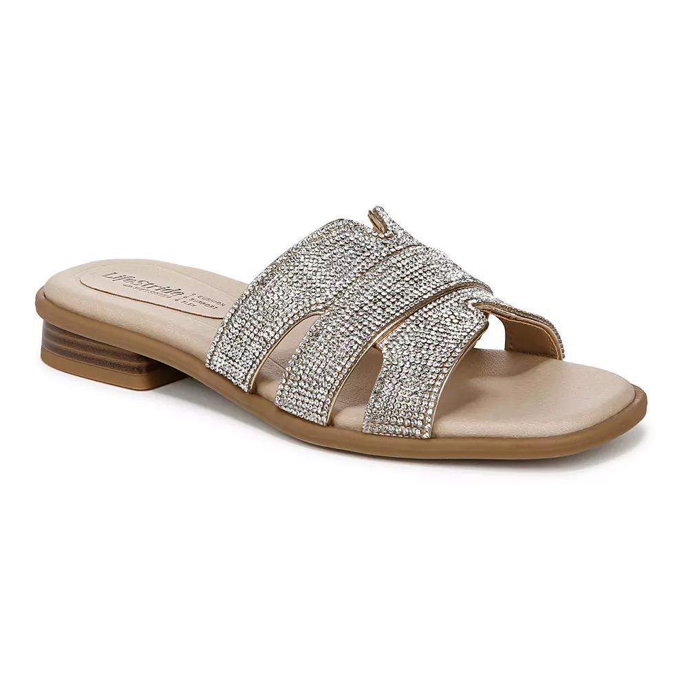 Lifestride Womens Royalty Bling Slide Sandal Product Image