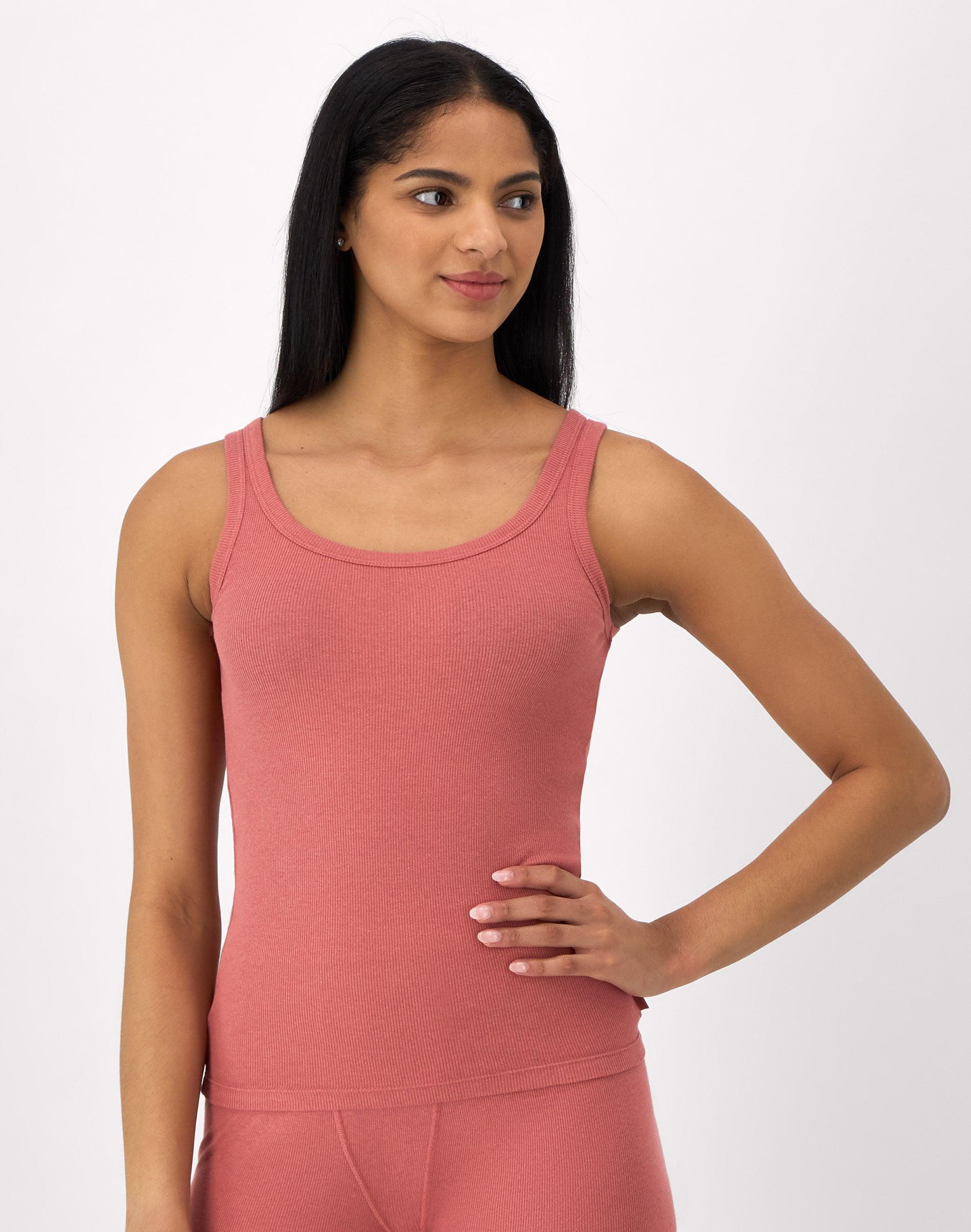 Hanes Originals Womens SuperSoft Comfywear Rib Tank Top Pearl XL Product Image