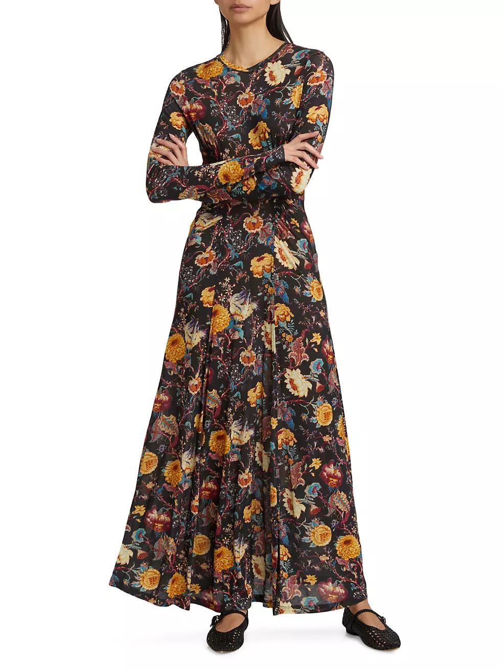 Ceryse Floral Maxi Dress Product Image