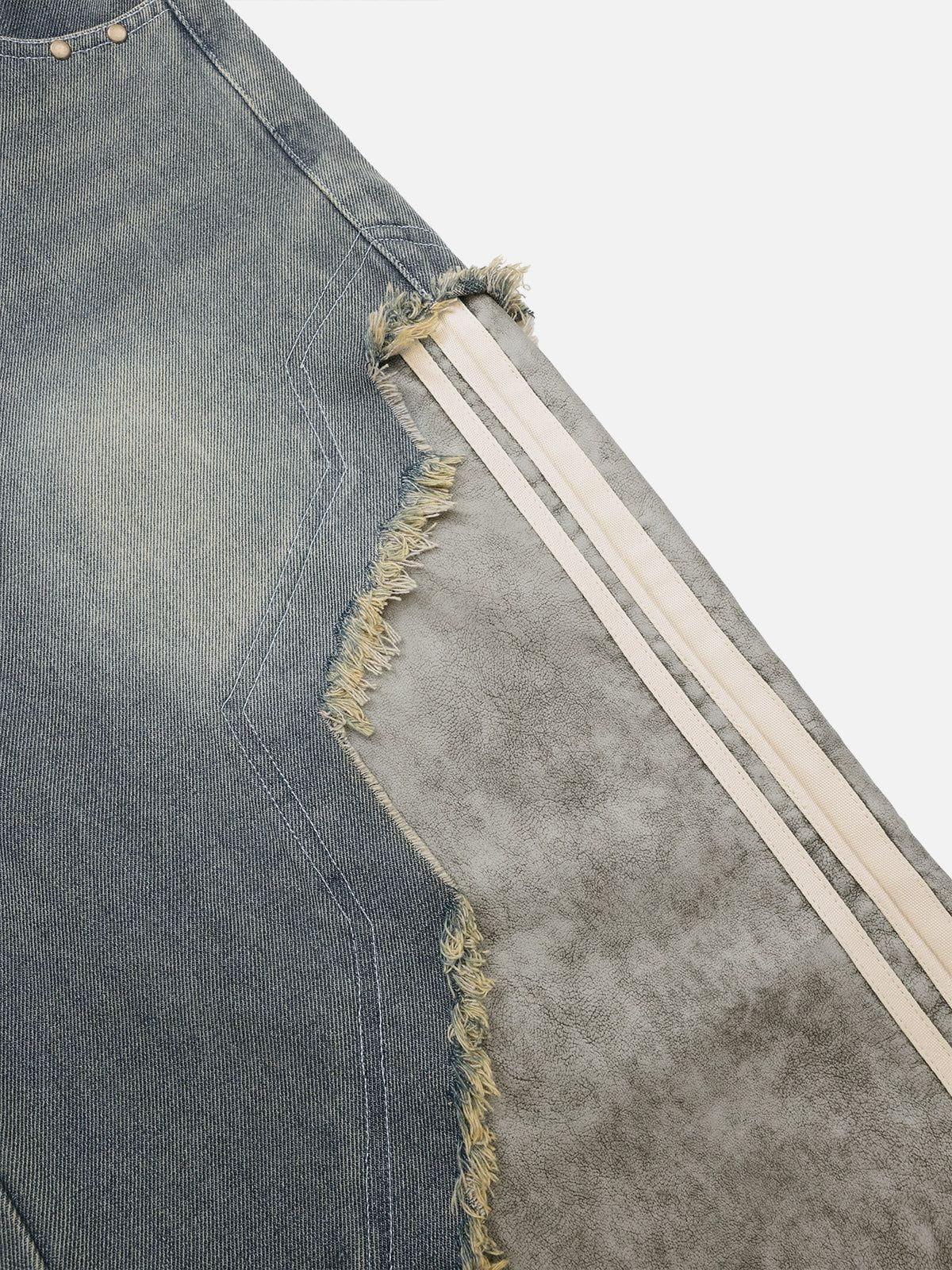 Aelfric Eden Leather Baggy Jeans Product Image