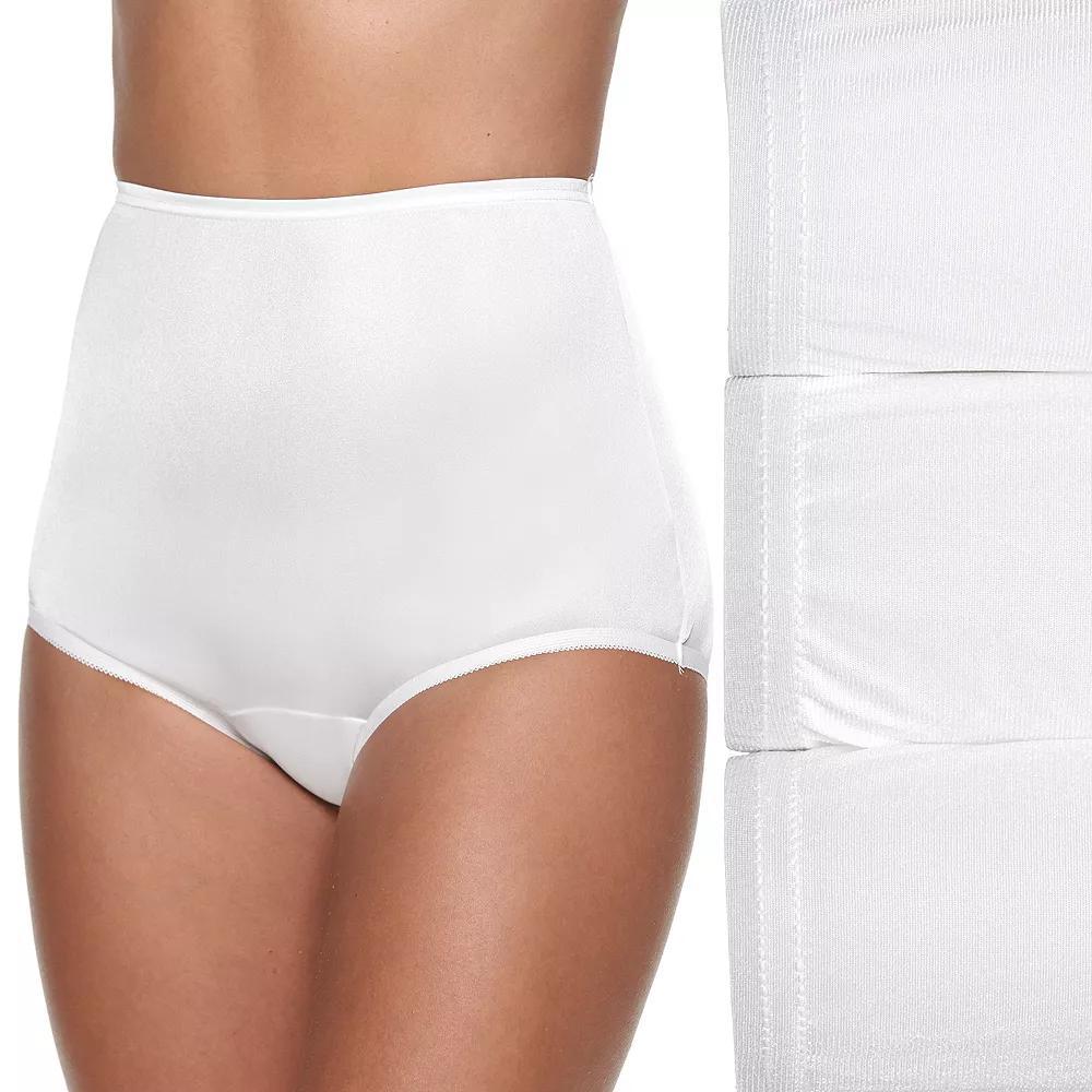 Women's Vanity Fair Lingerie® Perfectly Yours Ravissant 3-Pack Brief Panty Set 15711, Size: 6, White Asst Product Image