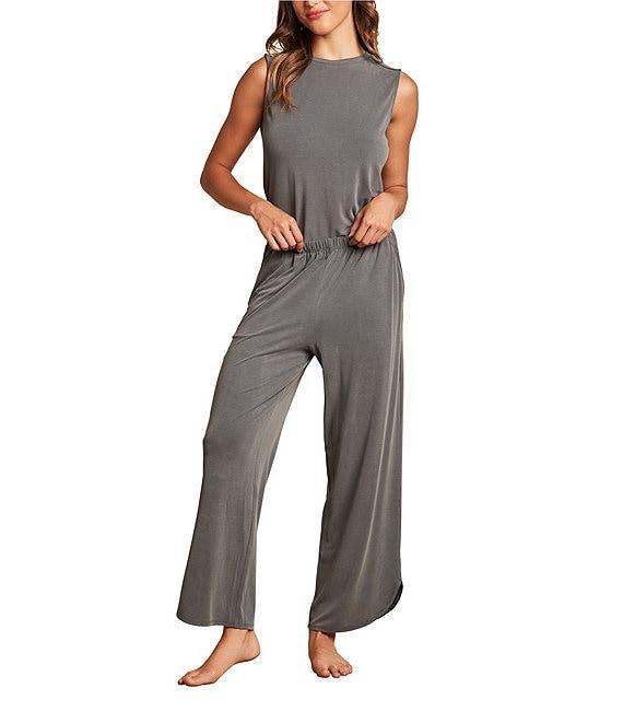 Barefoot Dreams Sand Washed Jersey Tank & Pant Coordinating Lounge Set Product Image