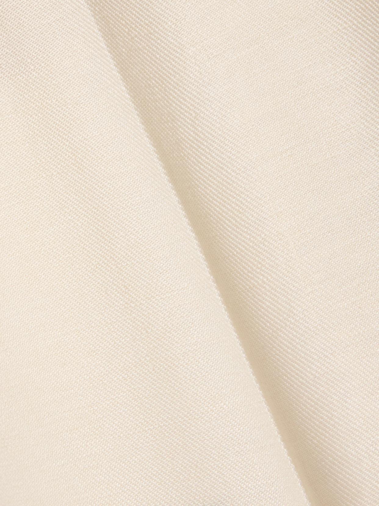 MAX MARA Hangar Linen Wide-leg Pants In Ivory Product Image