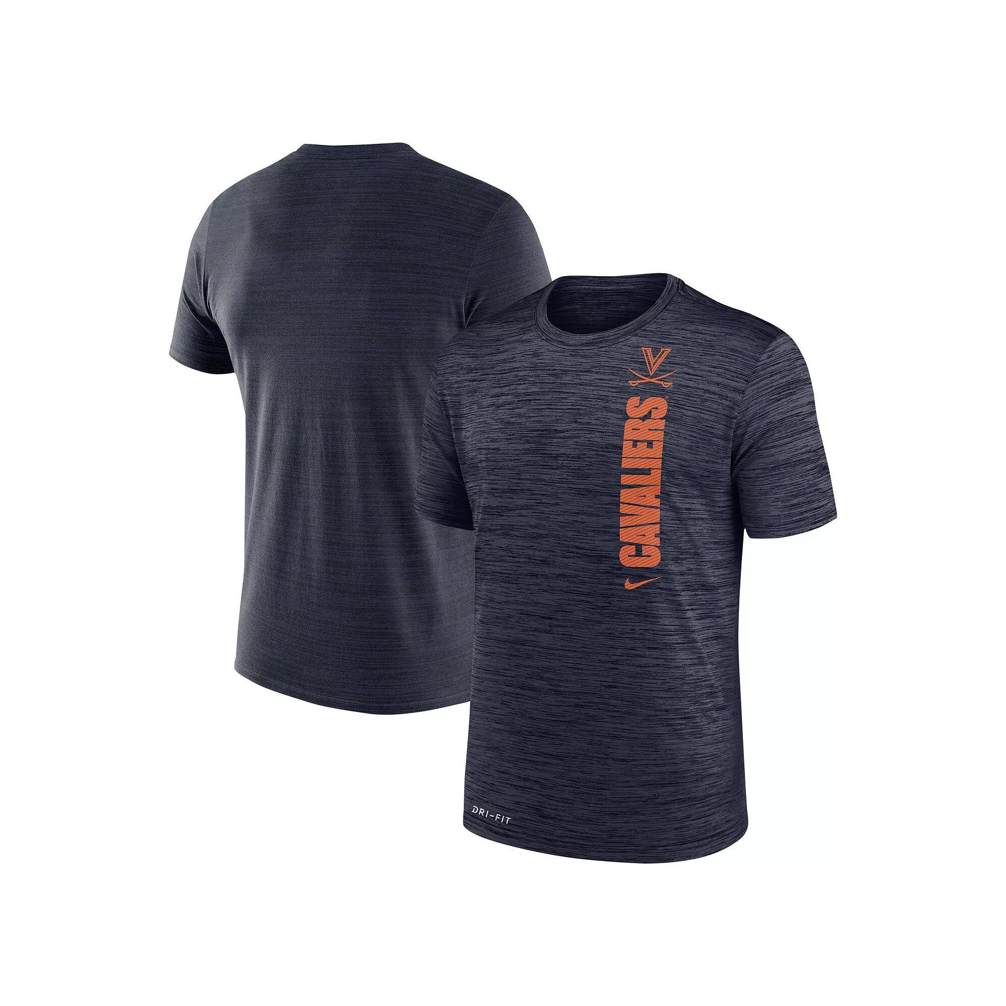 Men's Nike Navy Virginia Cavaliers 2024Â Sideline Velocity Legend Performance T-Shirt,  Product Image